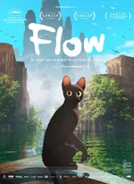 Affiche du film Flow, le chat qui n’avait plus peur de l’eau