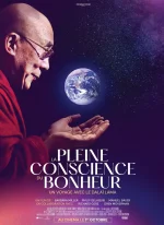 Affiche du film La Pleine conscience du bonheur, un voyage avec le Dalaï-Lama